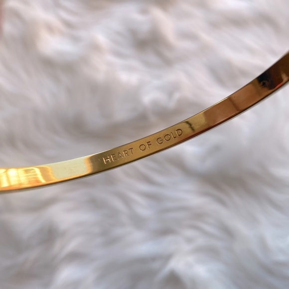 Kate Spade Heart of Gold Idiom Bangle OS - Picture 5 of 8